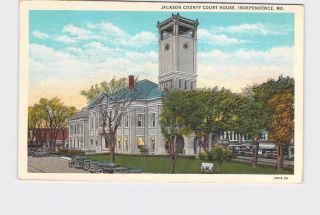 Antique Postcard Missouri Independence Jackson County Court House