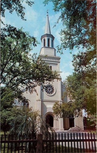 First Presbyterian Church Augusta Georgia Ga Postcard