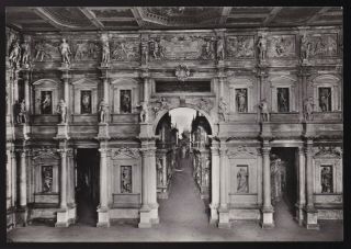 Vintage Postcard - Teatro Olimpico,  Vicenza,  Italy