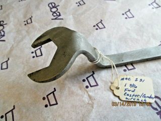 Vintage MAC Tools S31 S 31 Open End Wrench 1 - 3/16 