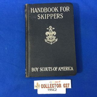 Boy Scout Book Sea Handbook For Skippers 1934 First Edition From Norfolk Va