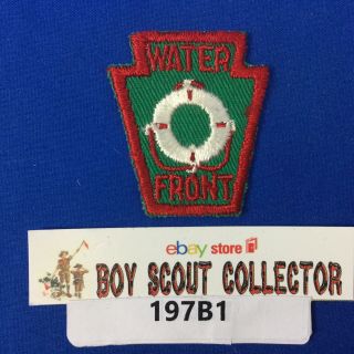 Boy Scout Hidden Valley Scout Camp Water Front Patch Keystone Area Council Pa