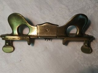 Vintage/antique Brass Spoke Shave/woodworking Tool For Wood Moldings Ornate