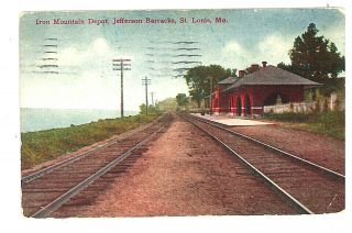 151 - Trains & Railroad - Usa - Missouri - St Louis,  Iron Mountain Depot,  Jefferson B