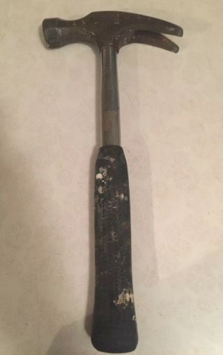 Vintage Stanley Steelmaster 20 Oz Ounce Claw Hammer Tool,  Octagonal Head