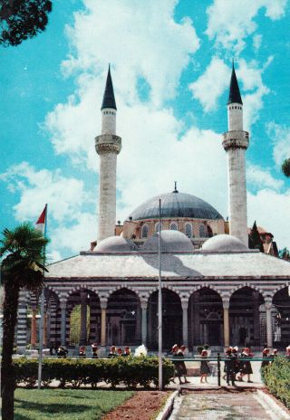 Middle East Syria Damascus Sultan Selim Mosque Postcard With Stamps