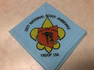 1977 National Jamboree Licking County Council Contingent Neckerchief