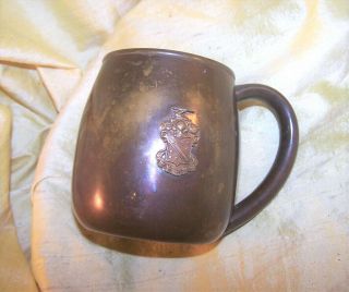 Vintage Phi Delta Theta Fraternity Balfour Epb Copper Crest Stein / Mug Old
