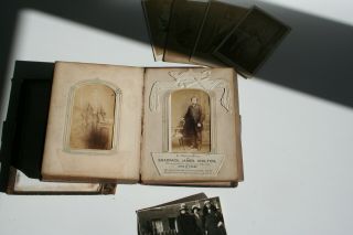 Old Book Of 49 Photographs From Around 1870 