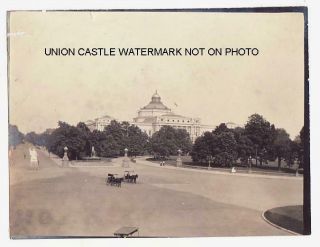 Unique Photo Congressional Library Washington Usa White Star Line Ss Cedric 1904