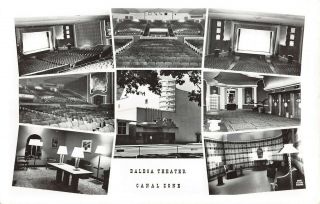 Balboa,  Canal Zone,  Panama,  Town Movie Theater Multi - View Real Photo Pc C 1950 
