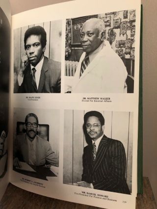 Meharry Medical College 1974 Yearbook Nashville TN African American Black School 4