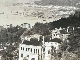 1925 PHOTO POST CARD OF HONG KONG: CAUSEWAY BAY/VICTORIA FROM THE PEAK 2