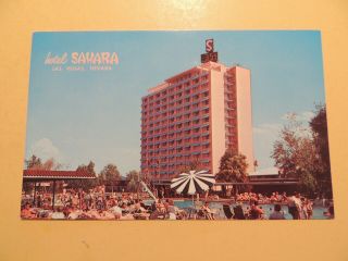 Sahara Casino Hotel Las Vegas Nevada Vintage Postcard Garden Of Allah