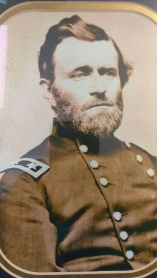 General Ulysses S.  Grant Framed Portrait Print Size 14 