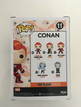 Funko Pop Conan O ' Brien The Flash SDCC Exclusive 11 5