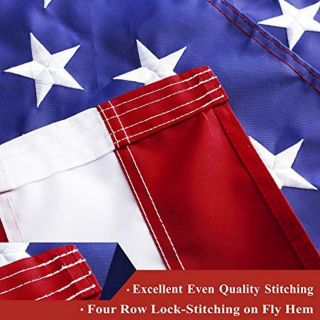 American Flag 4 x 6 Feet Tough Tex The Strong Long Lasting US Nylon Flag USA 3