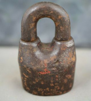 Vintage Antique Scandinavian Lock Padlock - No Key