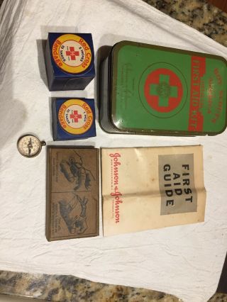 Vintage 1942 Boy Scouts Of America Official First Aid Kit