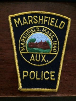 Massachusetts Police - Marshfield Police - Ma Police Patch