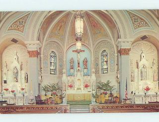 Pre - 1980 Church Scene Springfield - Near Dayton Ohio Oh Ad1403