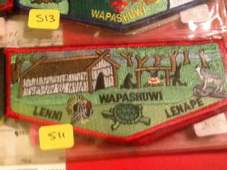 Wapashuwi Lodge 56 S11 - S22 10 Piece Flap Set With Order Form