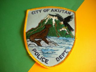 City Of Akutan,  Alaska Police Patch