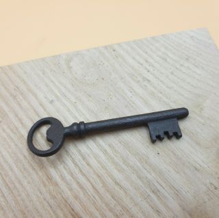 Key Metal Skeleton Key Antique Old Vintage Key from France Vgt 4