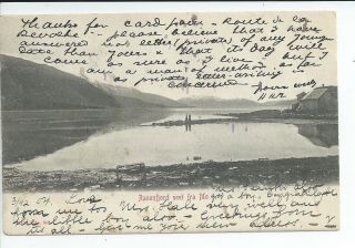 Printed Postcard Of Ranenfjord Seet Fra Mo In Norway In