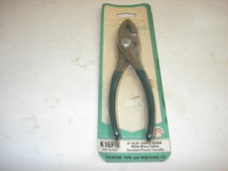 Diamond Tool Horseshoe Co.  Slip Joint Pliers K16ph In Package Vintage Tools