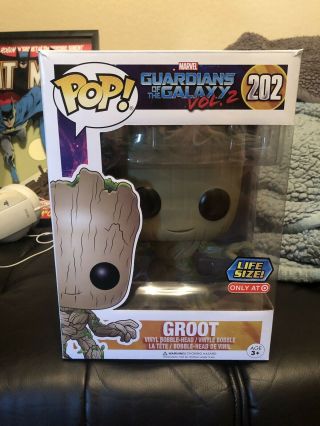 Funko Pop Marvel Guardians Of The Galaxy Vol.  2 Groot 10 Inch Target Exclusive