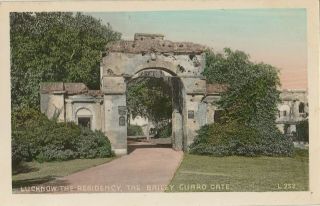 Lucknow Pc The Residency Bailey Guard Gate Lucknow India Indian Asia