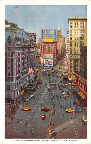 Q23 - 0750,  Times Square,  York,  Ny. ,  Postcard.