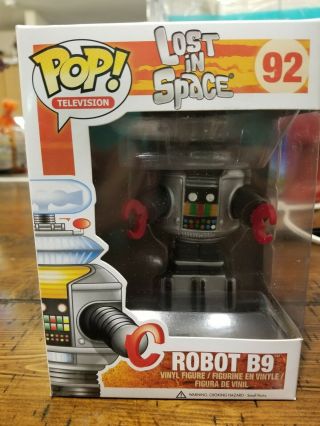 Funko Pop Television 92 Robot B9 Lost In Space,  Vaulted Rare