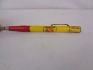 Vintage Champlin Hi - V - 1 Motor Oil Mechanical Pencil Oil Can Top - Foote Oil Co.