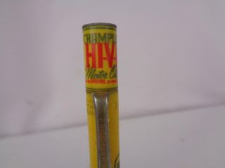 Vintage Champlin Hi - V - 1 Motor Oil Mechanical Pencil Oil Can Top - Foote Oil Co. 3