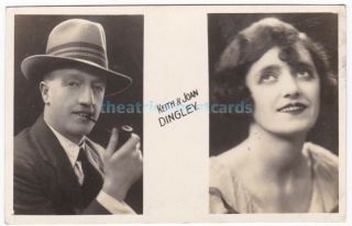 Music Hall,  Variety Dancers Keith And Joan Dingley.  Postcard