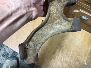 antique CHAMPION 102 - 3 blacksmith drill frame parts anvil forge interest. 3