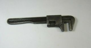Vintage Vlchek 11 In.  Adjustable Auto Wrench W/ V Shield Logo Ford Gm Tool Kit