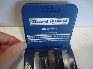 Bahco Record tools marples Plough plane cutters crafts models woodworking CSO45A 2