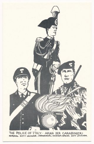 The Police Of Italy - Arma Dei Carabinieri - Police Of The World