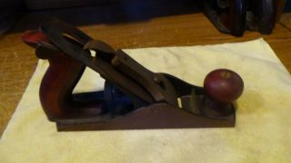 Vintage Wood Plane Tool Made In Usa 9 1/4 X 2