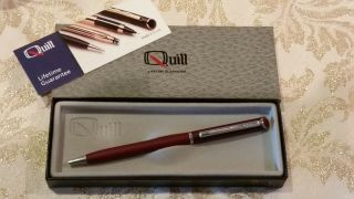 Vintage Quill Deep Red Pen Lnib