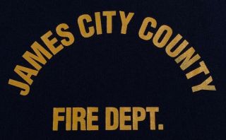 James City County Virginia Va Fire Department T - Shirt Xl Fdny