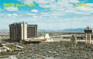Mgm Grand Casino Las Vegas Postcard 1970 