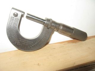 Vintage Brown & Sharpe Anvil Micrometer No.  10 - Pat.  Date Dec.  30,  1919 2