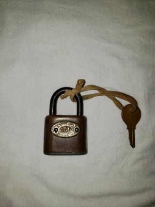 Vintage/antique Ilco Independent Lock Co With Key