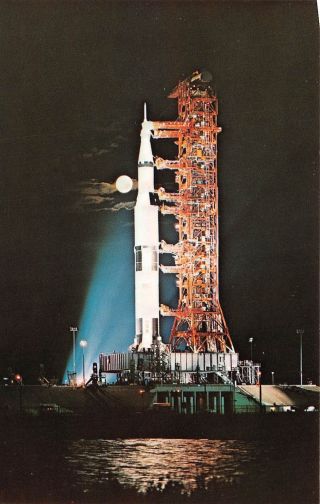 Q22 - 8704,  Apollo 17,  Kennedy Space Center,  Nasa,  Fl. ,  Postcard.