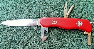 Boy Scouts Victorinox " Adventurer " Pocket Knife Bsa 1001,  1997,