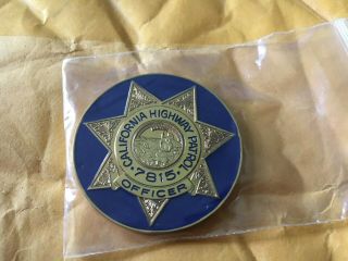 California Highway Patrol State Police Challenge Coin